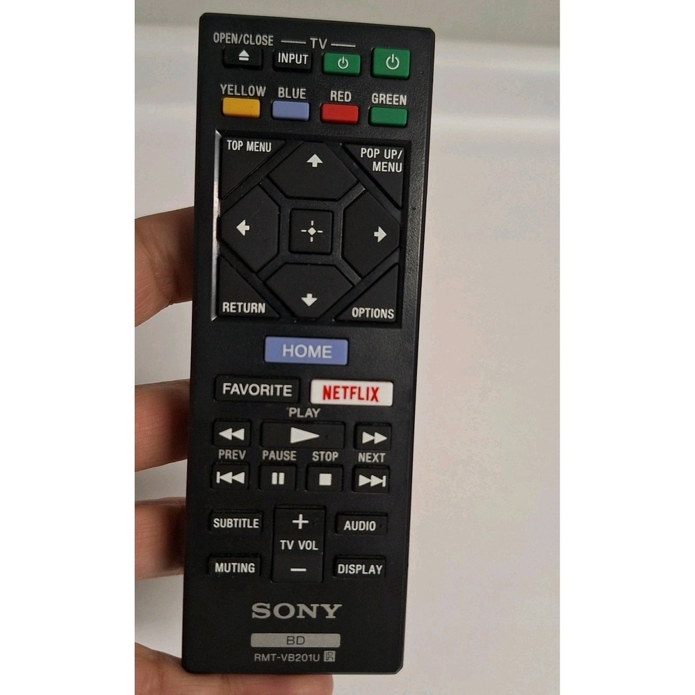 Sony Blu Ray Remote Control RMT-VB201U Netflix Button OEM Replacement